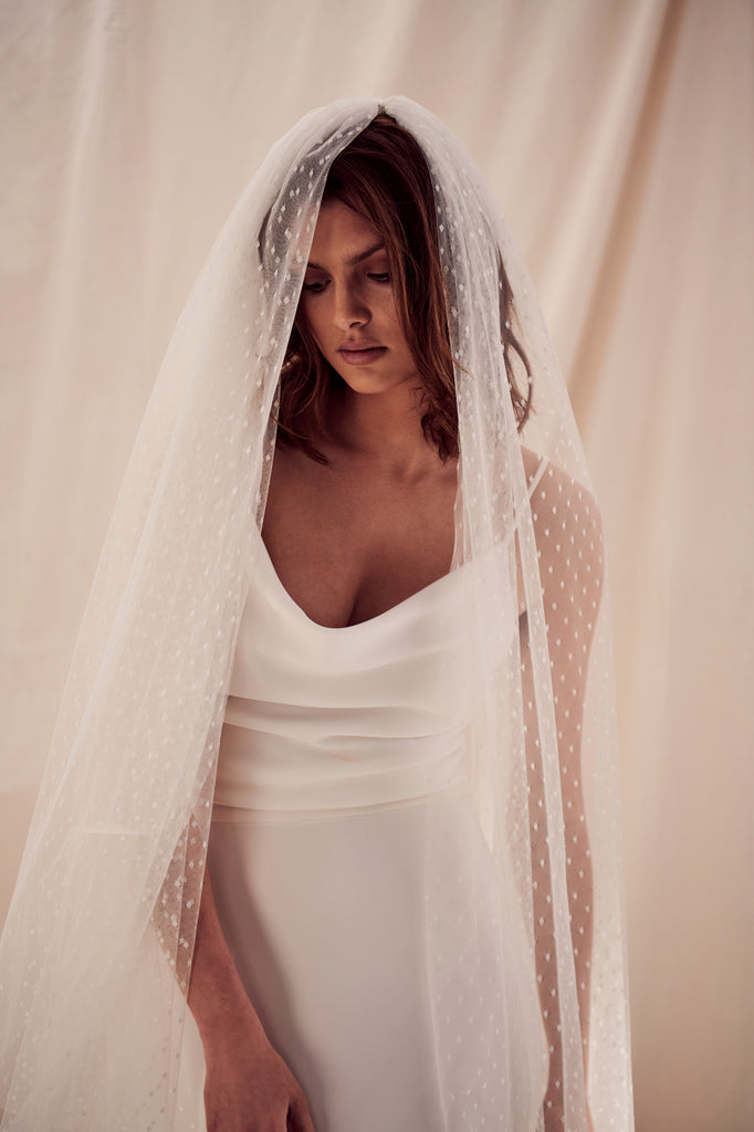 Spot Tulle Veil