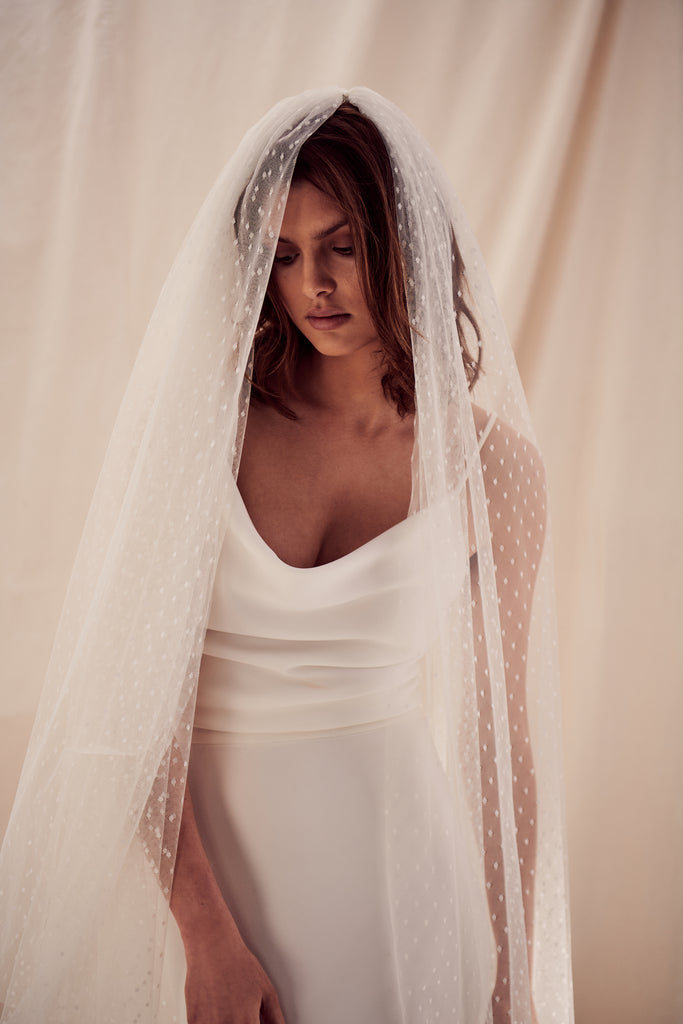 Spot Tulle Veil