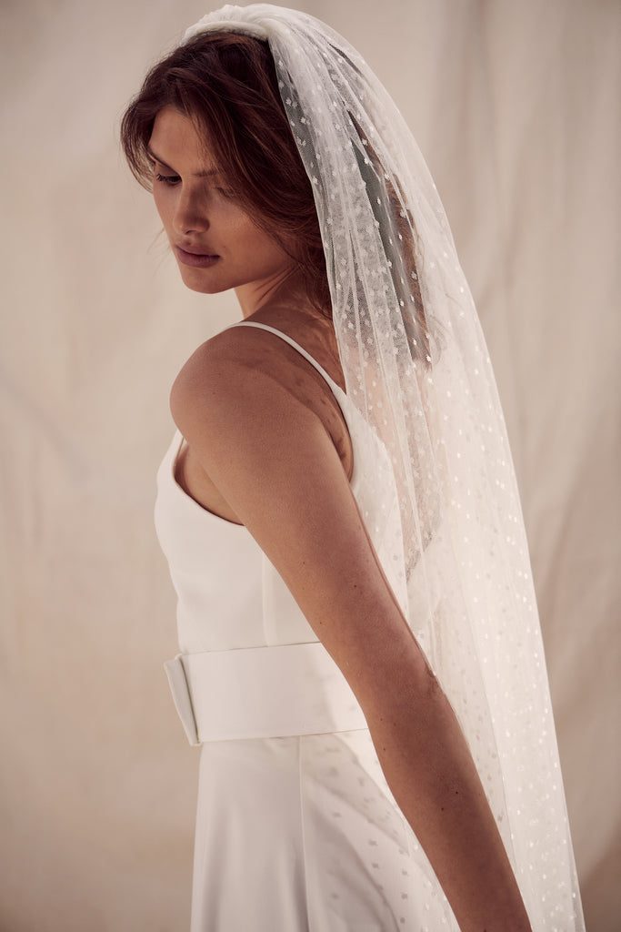 Spot Tulle Veil