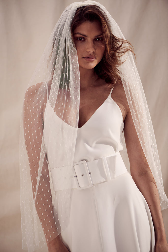 Spot Tulle Veil