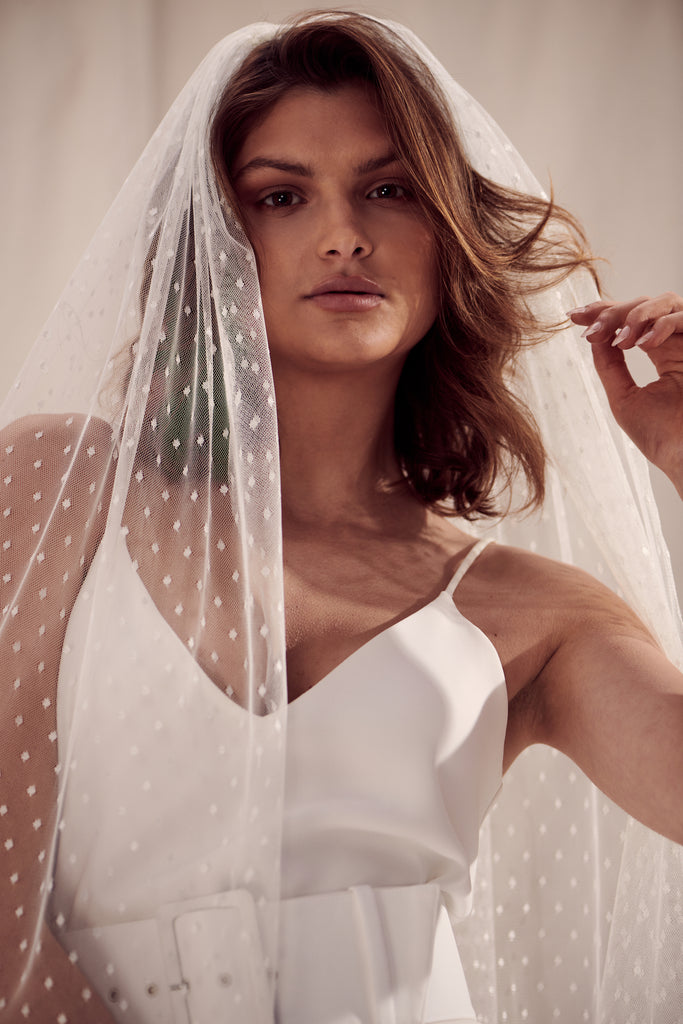 Spot Tulle Veil