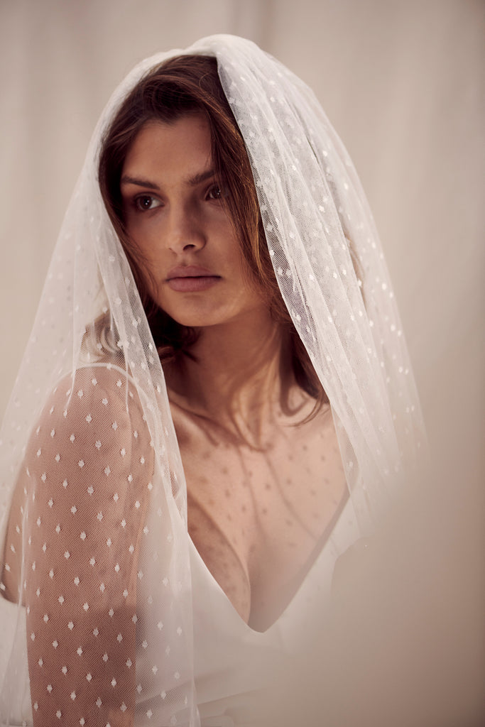 Spot Tulle Veil